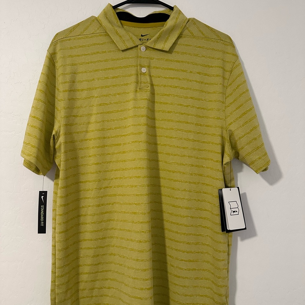 Nike Yellow Golf Polo Shirt